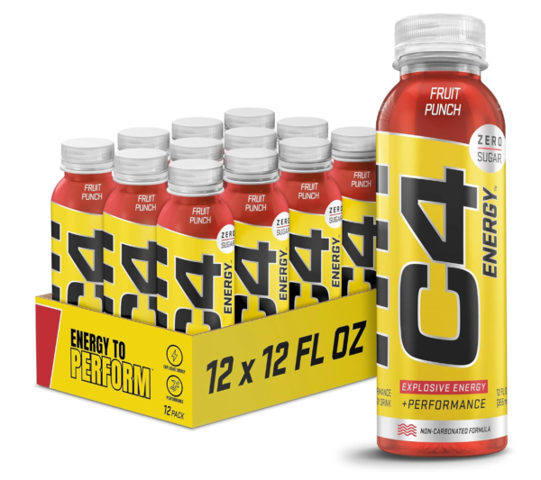 C4 Non-Carbonated Energy Drink - Pack of 12 - 12 OZ
