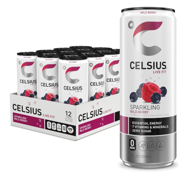 Celsius Energy Drink Sparkling - Pack of 12 - 12 OZ